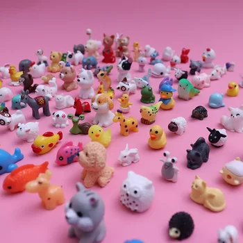 Mini Drăguț Simulare Animal Orb Cutie De Jucării De Acțiune Surpriză Valul De Joaca Cifre False Bomboane Ghici Orb Sac Pentru Copii Cadouri 0