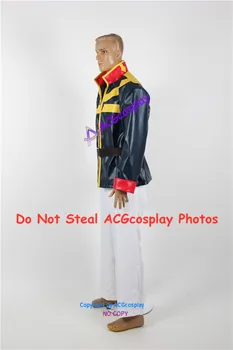 Mobile Suit Gundam 08 MS Echipa Zeon Uniforma Armatei Cosplay Costum de piele faux acgcosplay costum