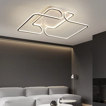 Modernă cu LED-uri Lampă de Tavan Camera de zi Dormitor Bucatarie Casa de Iluminat Interior Candelabru Cu Control de la Distanță Decora corp de iluminat