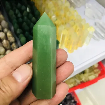 Naturale Dongling de jad, cristal punct de tratament cu cristale de cuarț stick de artizanat minerale acasă decorare bijuterii DIY cadou