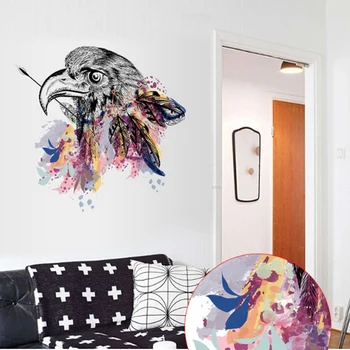 Neînfricat eagle animal autocolante de Perete, creativ PVC decor acasă, diy autocolant, animal print autocolante pentru camera de zi, artistice poste