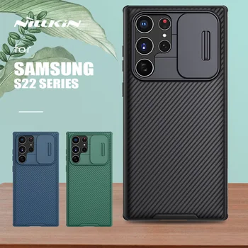 Nillkin pentru Samsung Galaxy S22 Ultra Caz Camshield Cover Slide Camera de Caz de Protecție Telefon Caz pentru Samsung S22 Plus 5G Caz
