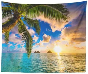 Ocean Beach Masă,Răsărit De Soare Frumos, Hawaii, Hawaii, Plaja Apus De Soare Ocean Aloha Art Capac De Masă