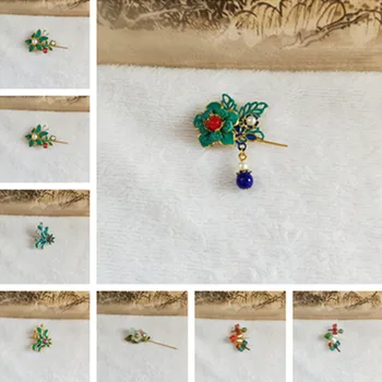 Pentru 30cm chineză kurhn păpușă Tradițională Cercei cap de decor papusa Colier DIY Cercei Ornament Jucărie Bijuterii