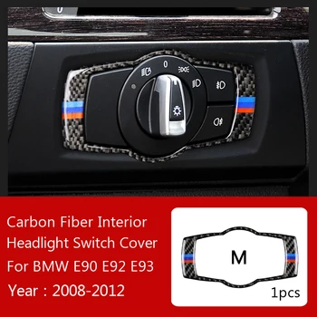 Pentru BMW E90 E92 E93 Seria 3 Accesorii Auto de Interior din Fibra de Carbon Aer Condiționat CD Consola Capacul Panoului de Tapiterie Auto Styling