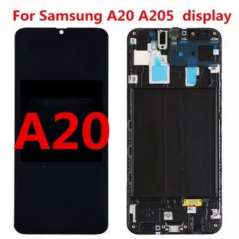 Pentru Samsung A20 A205 SM-A205F Display LCD Touch Screen Pentru Samsung A20 A205 A205F Ecran LCD Display