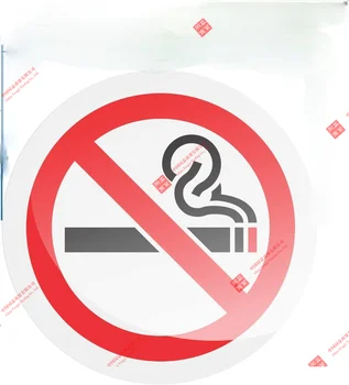 Personalitate Fumatul interzis Decalcomanii Autocolante Auto Accesorii Auto Autocolante Decorative din PVC