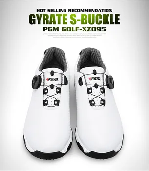 PGM Barbati Pantofi de Golf Respirabil Fix de Unghii rezistent la apa Pantofi Sport Casual Sport Tendință Microfibra 남자의 골프화 레저스포츠 트렌드