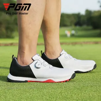 PGM Ușor de Golf, Adidasi pentru Barbati Impermeabile Pantofi de Golf Barbati Brevet Non-alunecare de Piroane Încălțăminte de Rotație Catarama Antrenor 39-44