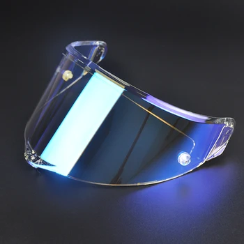 Pista GPR K6 viziera casca accesorii protectie UV, parasolar albastru de gheață viziune de noapte de argint aurora rosu placat cu aur pulbere obiectiv