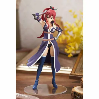 Pre De Vânzare Fairy Tail Erza Scarlet Figura Anime Modele Erza Scarlet Acțiune Jucărie Cifre Periferie Colecție De Figurine Anime Figural