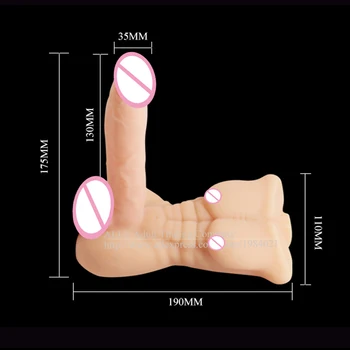 Produse sexuale Vibratoare Musculare Sex Doll pentru Femei, Papusa Adult de sex Masculin cu Mare Penis Realistic Dildo-uri, Vibratoare ou jucarii sexuale pentru Femei 0