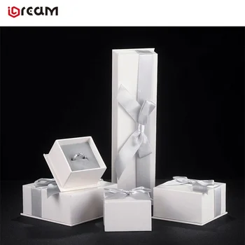 Propunerea Inel de Logodna Cutie de Ziua Îndrăgostiților Cadouri Romantice alb Organizator de Bijuterii Cutie cutii de ambalaj 0