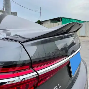 R Stil Real Fibra de Carbon Spate Portbagaj Spoiler Aripa de Styling Auto pentru Audi A6 C8 2019 2020 2021 2022