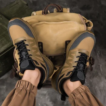 R. XJIAN Părinte-Copil Drumeții Montane Pantofi Cupluri de recreere în aer Liber rezistent la apa Anti-Derapare Domeniul de Formare profesională Cizme Militare