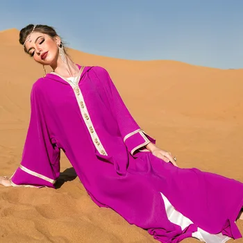 Ramadan Abaya Dubai Turcia Musulmane Hijab Rochie de Abayas pentru Femei Islam Caftan Maroc Caftan Robe Longue Femme Musulmane Djellaba