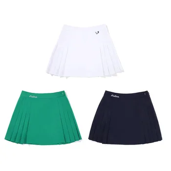 [Reducere]Femei Plisată de Tenis, Fuste cu Talia Inalta Ușor Atletic Golf fustele-pantalon, Fuste