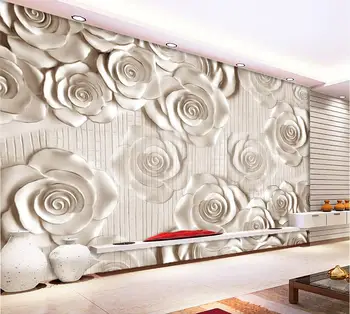 Relief 3D a crescut de fundal 3d flori wallpaper 3d tapet modern pentru camera de zi picturi murale Decor Acasă