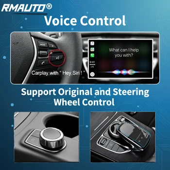 RMAUTO Wireless Apple CarPlay NTG 4.5 4.7 pentru Mercedes-Benz E-Class W212 E Coupe W207 E260 E300 E350 Android Auto Mirror Link