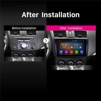 Seicane 9 inch Auto Multimedia Player Pentru 2009 2010 2011 2012 3 Mazda Axela HD Touch Screen Android 9.0 Sistem de Navigație GPS 0