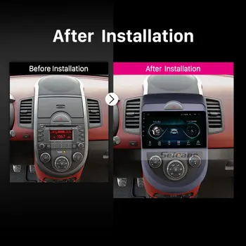 Seicane Android 9.1 9 inch Dublu Din Radio Auto GPS Unitate Multimedia Player Pentru 2010 2011 2012 2013 Kia Soul suport DVR SWC
