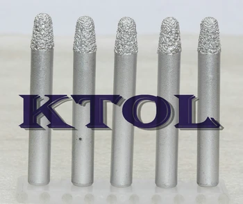 Shank-8mm Sfat-6mm Durabil V Pic Conica Mingea Endmill Tăiere CNC de Instrumente de Diamant pentru Pietre Gravura 3D Sculptură de Frezat Slot de Tăiere