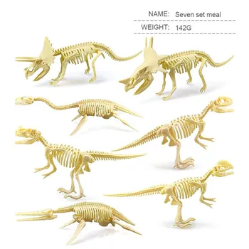 Simulare de Arheologie Schelet de Dinozaur Model Fosili Schelet de Colectare Hobby Decorare DIY Asamblate pentru Copii Jucarie Cadou