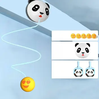 Suspendat de Tenis de Masă Antrenor Panda Model Abs Auto-formare Interacțiune Sparring Agățat Antrenor Pingpong Părinte-copil D R8z4