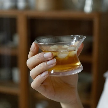 Top Design ELEGANT Pahar de Whisky Spin Talie Subțire de Cristal Brandy Snifter Spiritul Whisky Castron Cana de Vin Pahar pahar de vin lucrate Manual