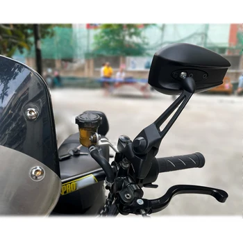 Universal Oglinda Retrovizoare Pentru Motociclete Electrice Modificat Accesorii Anti-Orbire Oglinda Retrovizoare Din Aliaj De Aluminiu Oglindă