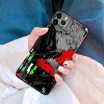 Yuji Itadori Jujutsu Kaisen Anime Silicon Moale Sticlă Telefon Caz pentru IPhone SE 6s 7 8 Plus X Xr Xs 11 12 Mini Pro Max Samsung