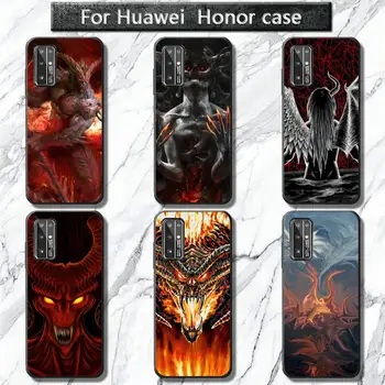 Înfricoșător demon al iadului Cazul în care Telefonul pentru Huawei Honor 30 20 10 9 8 8x 8c v30 Lite vedere 7A5.7inch 5A Juca