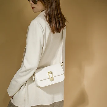 New sosire femei de moda simplitate sac messenger fierbinte vânzări femei retro culoare solidă PU piele messenger pungă 1