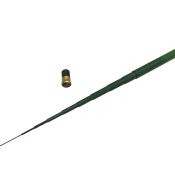 Noul Flux de Fibra de Carbon Pol de Pescuit Ultra-light Carp Rod Polul Alimentator Verde Tijă Telescopică 3.6-7.2 M Tijă Filare Pescuit 1