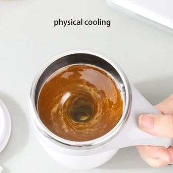 Automată Agitare Magnetică Cana De Creație Din Oțel Inoxidabil Băuturi De Cafea Cu Lapte De Amestecare Cana Blender Leneș Inteligent Mixer Termică Cupa 4