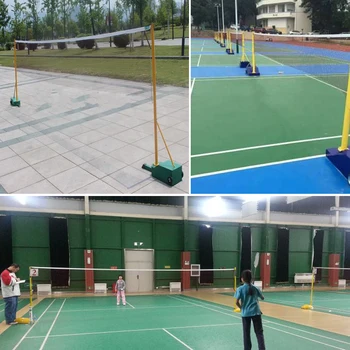 Formare Profesională Plasă Standard Badminton Net Sports Net Pentru În Aer Liber, Badminton, Tenis, Volei De Înlocuire Net 6.2*0.64 M 4
