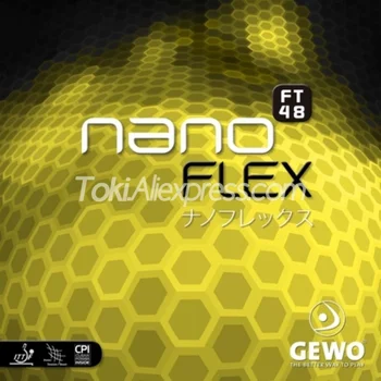 Original GEWO Nano FLEX FT48 de Tenis de Masă de Cauciuc (Made in Germany) NanoFlex FT 48 de Ping-Pong Burete 4