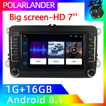 7 Inch MP5 Player Android Auto Mirror Link-ul de Navigare GPS Pentru VW Bora Golf Polo Volkswagen Passat B6 B7 Touran Wifi pentru Iphone 5