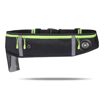 Bodypack de Mers pe jos Lampa Impermeabil cu Benzi Reflectorizante pentru Jogging, Ciclism Husă de Tip C USB de Încărcare de Sport Pachet de Talie cu Lumina 5