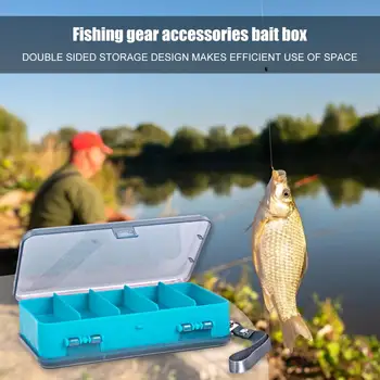 Cutie de pescuit de Înaltă Calitate, Cu Șnur Portabil Capac Transparent ABS Pescuit Cutie pentru momeala de Pescuit Caz Pescuit Cutie 5